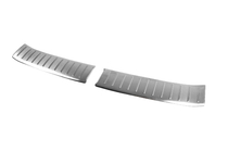 Kia Sportage 2021- рр. Накладка на задній поріг Carmos (нерж, матовий) фото 2