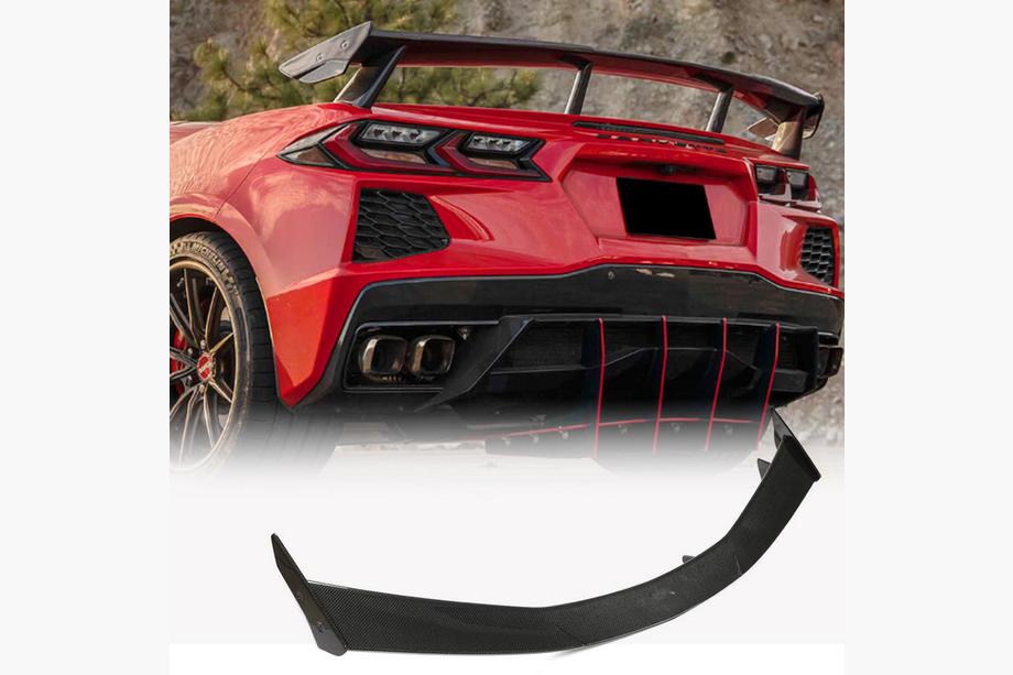 Chevrolet Corvette C8 2019- рр. Спойлер V1 (Карбон) Image
