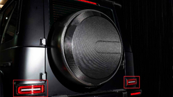 Mercedes G сlass W465 2025- рр. Обведення задніх ліхтарів (Карбон) фото 1