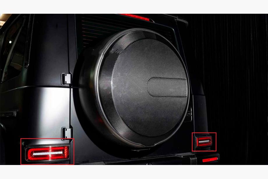 Mercedes G сlass W465 2025- рр. Обведення задніх ліхтарів (Карбон) Image