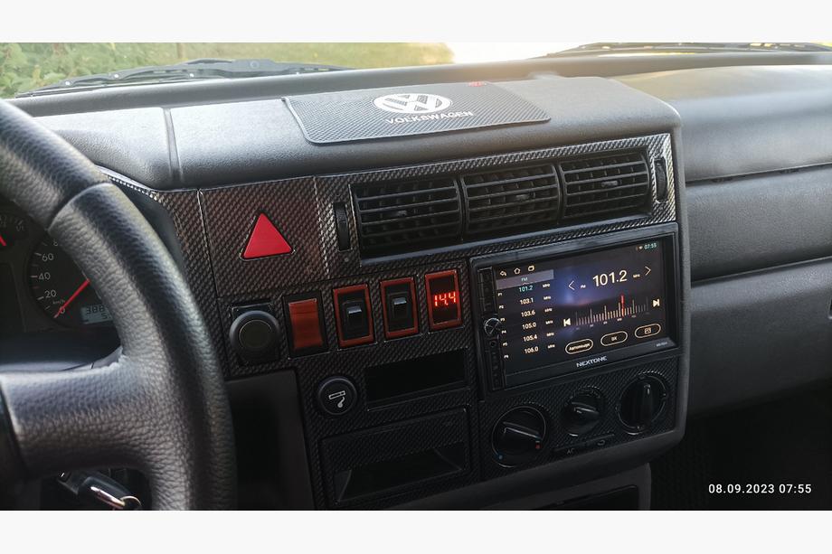 Volkswagen T4 Transporter 1990-2003 рр. Накладки на торпеду (1999-2003) Дерево Фото 4