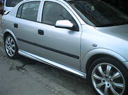 Opel Astra G classic 1998-2012 рр. Бічні пороги HB (під фарбування) фото 1