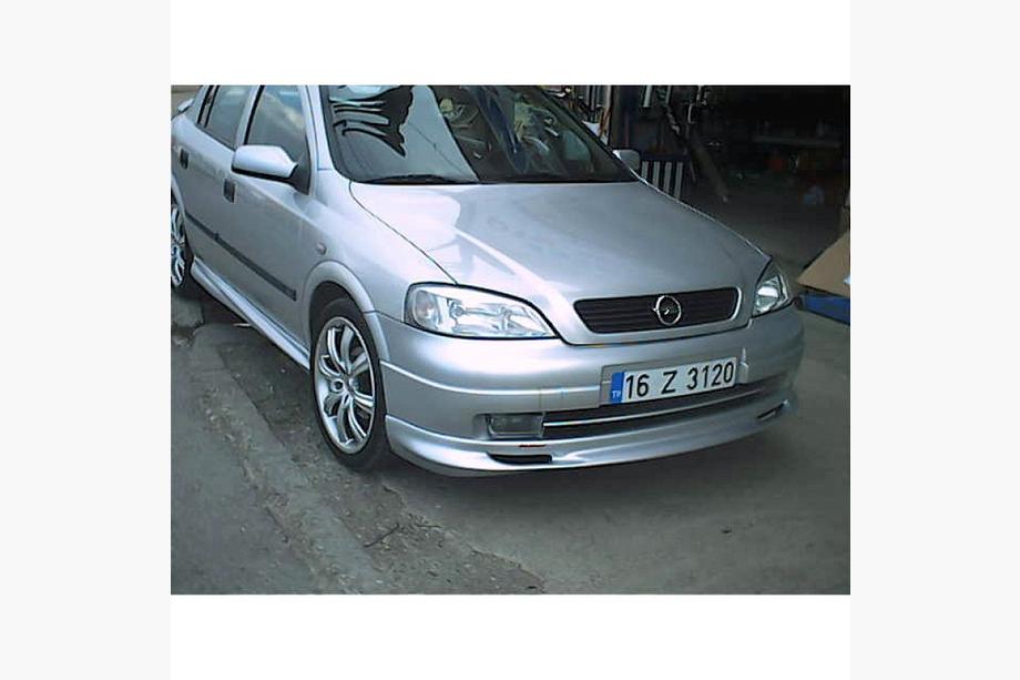 Opel Astra G classic 1998-2012 рр. Передня нижня накладка HB (під фарбування) Image