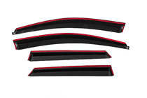 Opel Grandland X 2017- рр. Вітровики з хромованим молдингом Niken Luxury (4 шт) фото 4