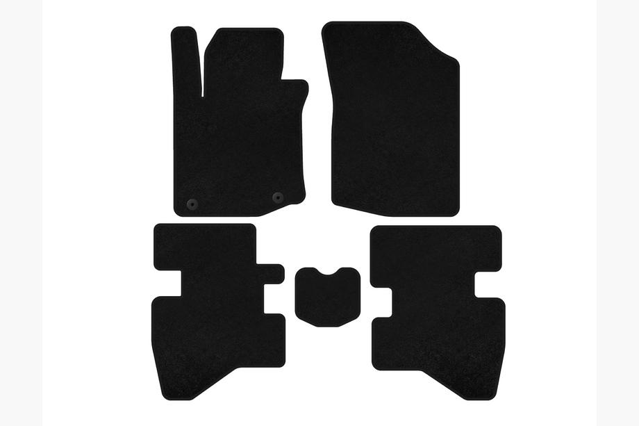 Citroen C-1 2005-2014 рр. Килимки текстильні Deluxe (HB, чорний) Фото 1
