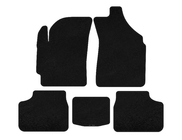 Daewoo Matiz 1998-2008 рр. Килимки текстильні Deluxe (Чорний) фото 1