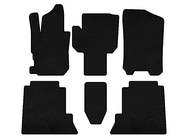 Honda FR-V 2004-2009 рр. Килимки текстильні Deluxe (Чорний) фото 1