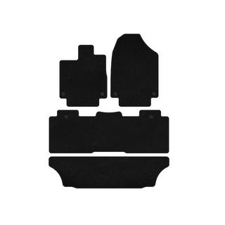 Килимки текстильні Deluxe (3 ряди, чорний) фото 1