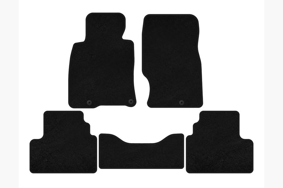Infiniti G25/G35/37 (V36/CV36) 2006-2015 рр. Килимки текстильні Deluxe (G25-G35, SD, чорний) Фото 1