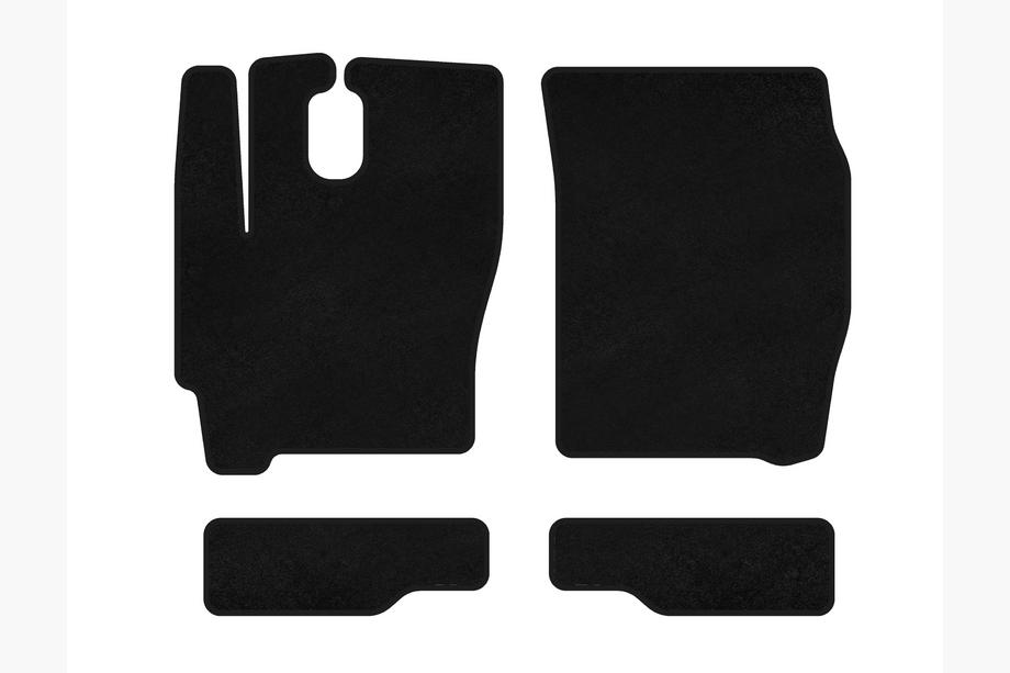 Iveco Eurocargo 2002-2008 рр. Килимки текстильні Deluxe (Чорний) Фото 1
