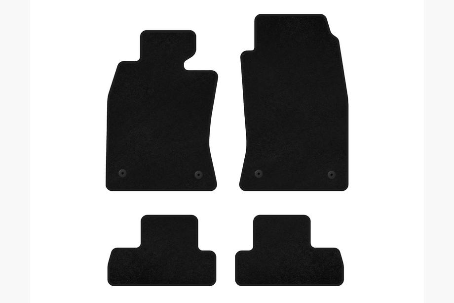 Mini Cooper R50/52/53 2000-2006 рр. Килимки текстильні Deluxe (для R50, чорний) Фото 1
