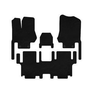 Килимки текстильні Deluxe (7-ми місний, 2 ряди , чорний) фото 1