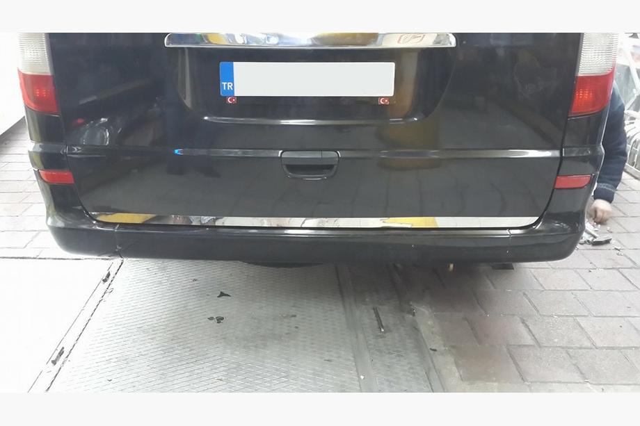 Mercedes Vito W639 2004-2014 рр. Кант на кришку багажника (нерж) Фото 6