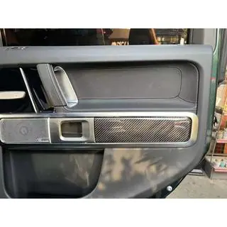 Комплект карбонових вставок в салон V2 Mercedes G class W463 2018-2024 рр. фото 3