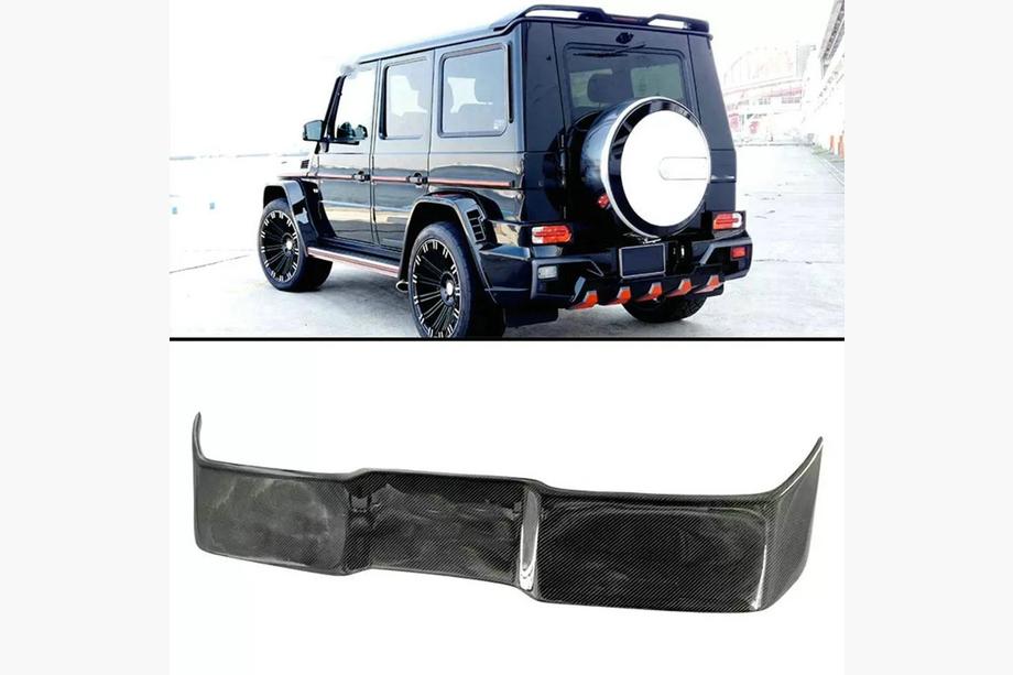 Mercedes G class W463 1990-2018 рр. Спойлер V2 (Карбон) Image