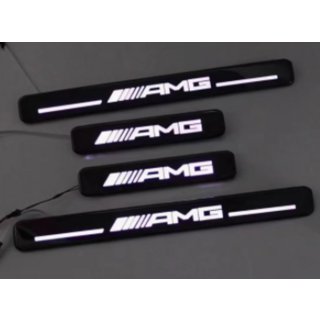Накладки на пороги AMG-Style (Карбон)
