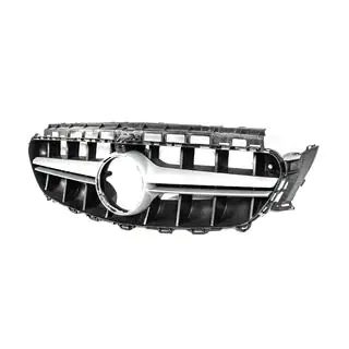 Передня решітка в дизайні E63 AMG Silver (для Avantgarde/AMG-Line/E43 AMG/E53 AMG 2016-2019) фото 2