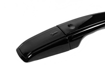 Range Rover IV L405 2013-2021 рр. Накладки на ручки (4 шт, чорні) фото 4