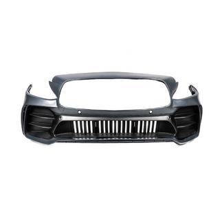 Передній бампер (дизайн C63 GT) Mercedes C-сlass W205 2014-2021 рр. фото 2