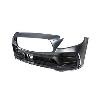 Передній бампер (дизайн C63 GT) Mercedes C-сlass W205 2014-2021 рр. фото 3