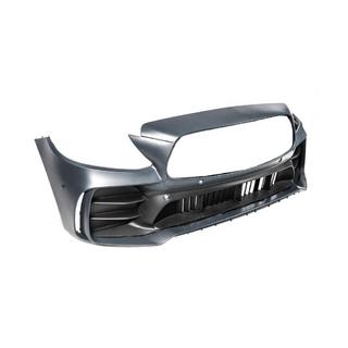 Передній бампер (дизайн C63 GT) Mercedes C-сlass W205 2014-2021 рр. фото 4