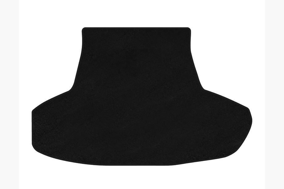 Infiniti Q50/Q60 2013-2024 рр. Килимок багажника текстильний Premium (без запаски та 2 акумулятора, SD, Чорний) Image