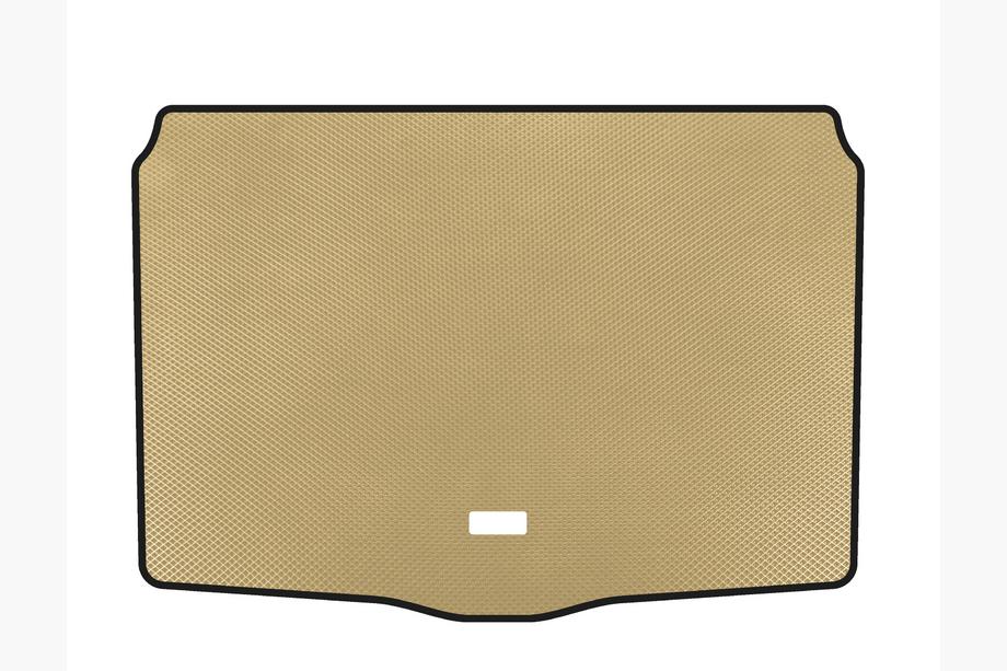 Jeep Cherokee KL 2013- рр. Килимок в багажник EVA (2018 р.+, нижній, Бежевий) Image
