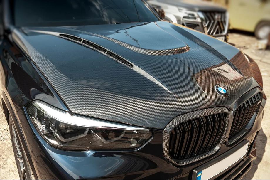 BMW X6 G06 2019-2027 рр. Карбоновий капот V1 (G06/F96) Фото 1