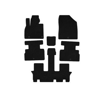 Килимки текстильні Premium (3 ряди, 7-ми місний, Чорний) Kia Stonic 2017- рр. фото 1