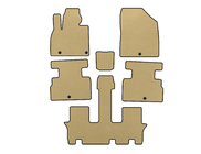 Kia Stonic 2017- рр. Килимки EVA (3 ряди, 7-ми місний, Бежевий) фото 1