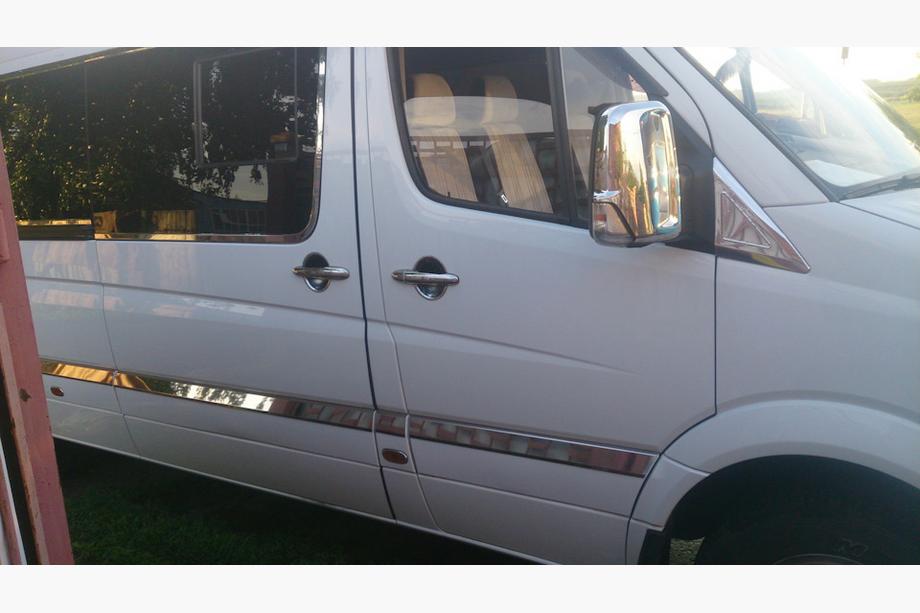 Mercedes Sprinter W906 2006-2018 рр. Уцінка Накладки на дзеркала (1 шт) Уцінка Carmos, Турецька сталь Фото 4