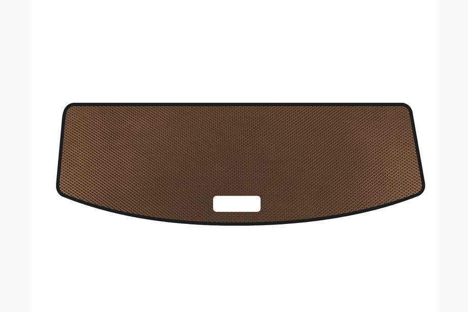 Mazda 5 2005-2009 рр. Килимок в багажник EVA (3 ряди, 7-ми місний, Коричневий) Image