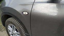 Nissan Qashqai 2010-2014 рр. Обведення поворотника (2 шт, нерж) фото 2