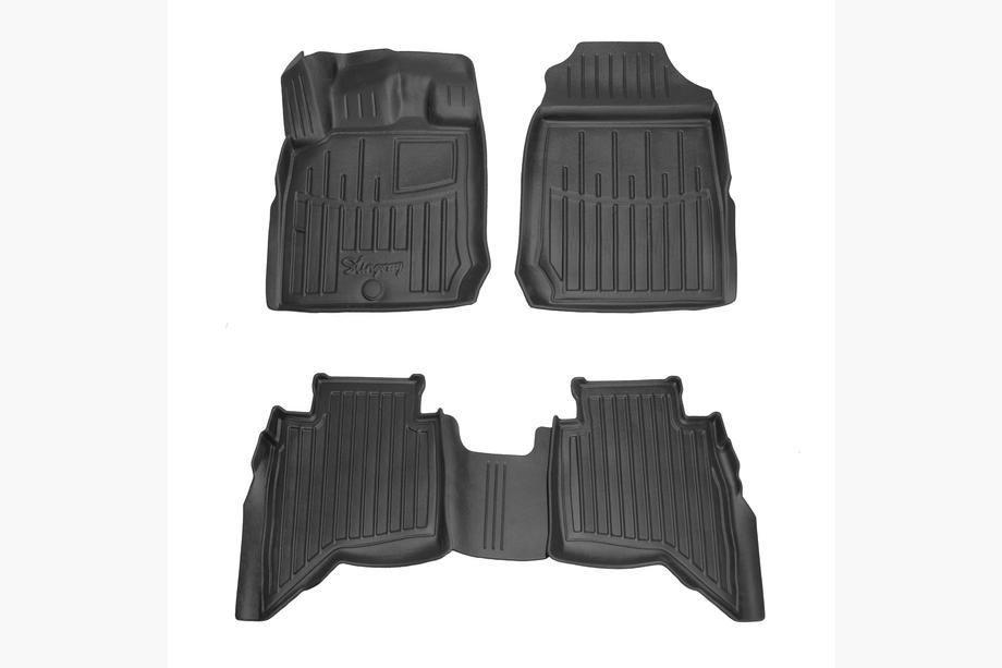 Isuzu D-Max 2019- рр. Килимки Stingray 3D (4 шт) Image