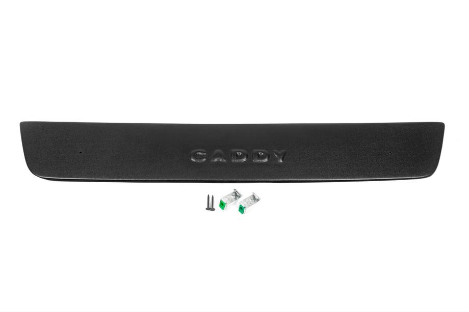 Volkswagen Caddy 2010-2015 рр. Зимова накладка на решітку (нижня) Фото 3