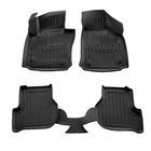 Seat Leon 2005-2012 рр. Килимки Stingray 3D (4 шт) фото 1