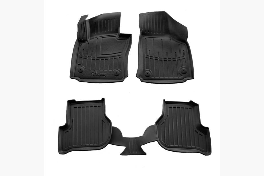 Seat Leon 2005-2012 рр. Килимки Stingray 3D (4 шт) Image