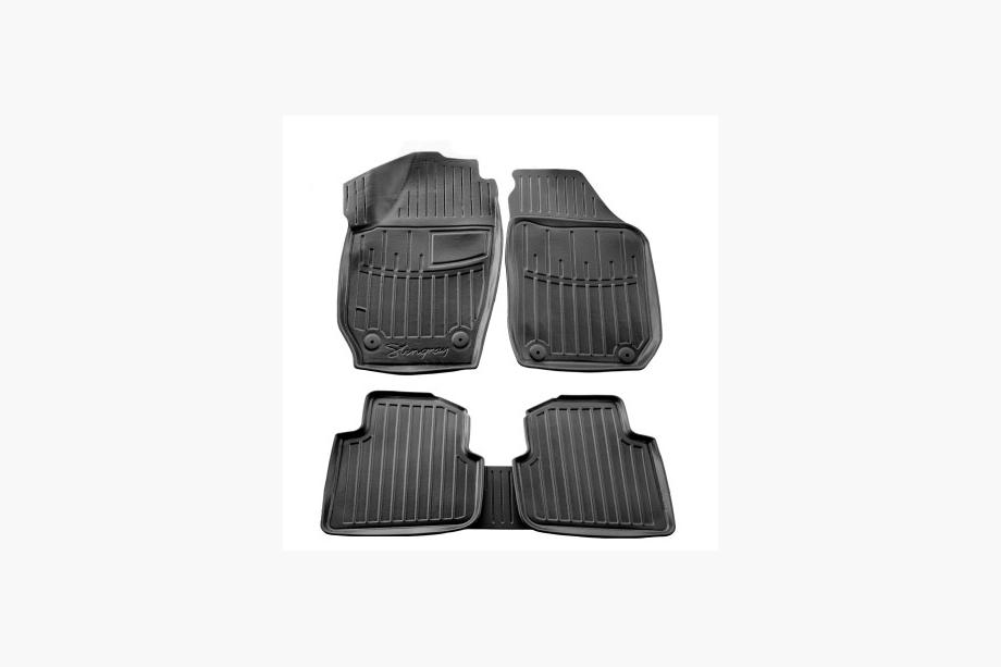 Skoda Roomster 2006-2015 рр. Килимки Stingray 3D (5 шт) Фото 1