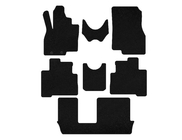 Mitsubishi Grandis 2003-2011 рр. Килимки текстильні Classic (3 ряди, 7-ми місний, Чорний) фото 1