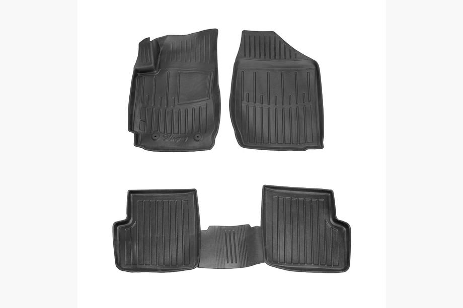 Toyota Corolla 2002-2007 рр. Килимки Stingray 3D (4 шт) Image