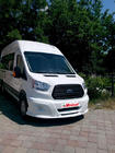 Ford Transit 2014- рр. Накладка на передній бампер LED (2014-2019, під фарбування) фото 2