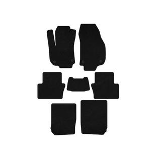 Килимки текстильні Premium (3 ряди, Чорний) Opel Zafira B 2005-2011 рр. фото 1