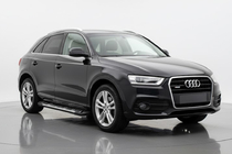 Audi Q3 2011-2019 рр. Бокові пороги Sunrise (2 шт., Алюміній) фото 1