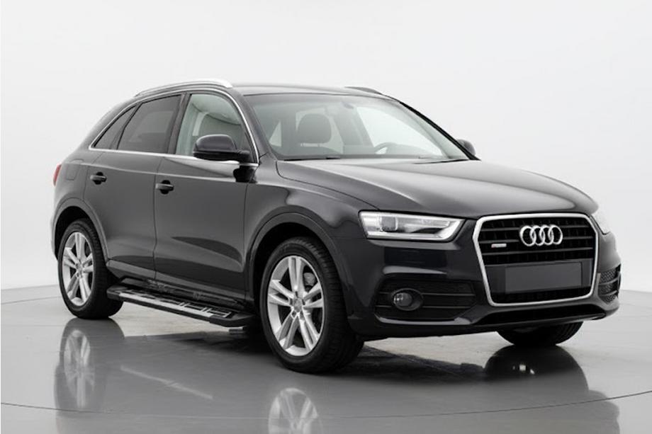 Audi Q3 2011-2019 рр. Бокові пороги Sunrise (2 шт., Алюміній) Image