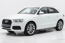 Audi Q3 2011-2019 рр. Бокові пороги Line (2 шт., Алюміній) фото 1
