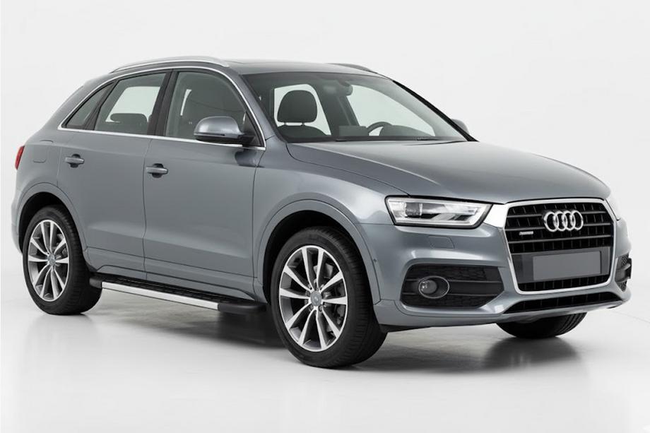 Audi Q3 2011-2019 рр. Бокові пороги Duru (2 шт., Алюміній) Image