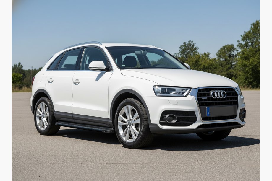 Audi Q3 2011-2019 рр. Бокові пороги RedLine Black (2 шт., Алюміній) Image