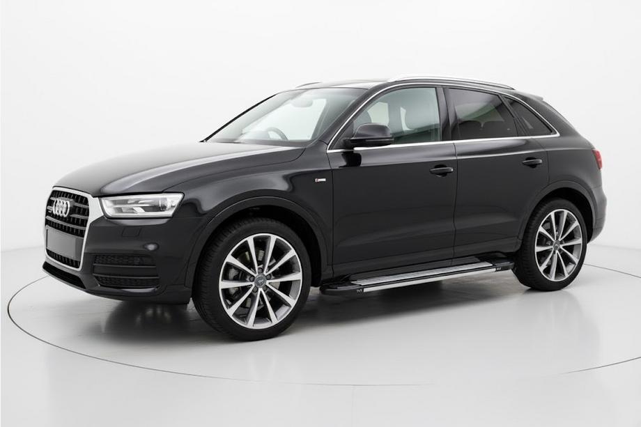 Audi Q3 2011-2019 рр. Бокові пороги Rainbow (2 шт., Алюміній) Image