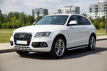 Audi Q5 2008-2017 рр. Бокові пороги Tayga (2 шт., Алюміній) фото 1
