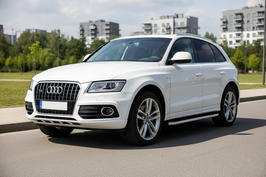 Audi Q5 2008-2017 рр. Бокові пороги Tayga (2 шт., Алюміній) Image